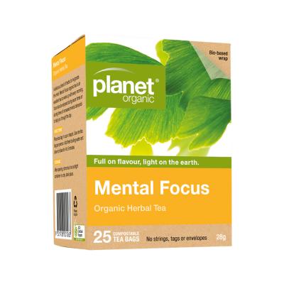 Planet Organic Organic Herbal Tea Mental Focus x 25 Tea Bags